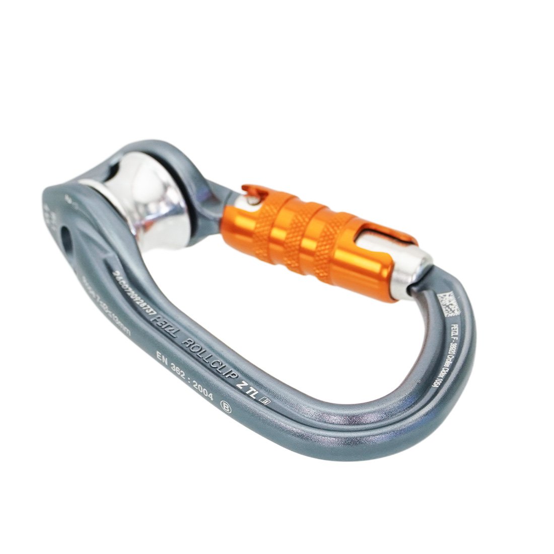 Petzl ROLLCLIP - Z Triact Lock - 3/4 Facing Right View