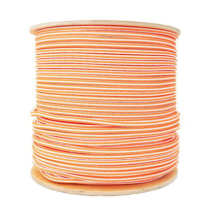 New England Rope Safety Core Hi-Vee - Orange/White - 1/2 Inch - 1200 Foot - Main View