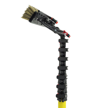 Tucker Solar Boost Water Fed Pole Complete - Clamp and Brush View