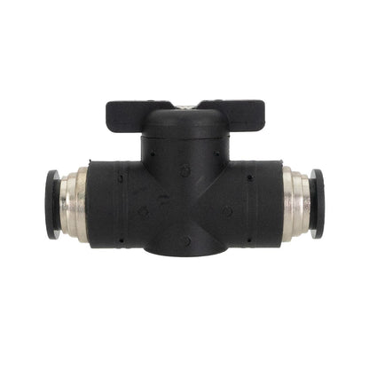 Tucker RO/DI Cart Bypass Valve - Black Side View