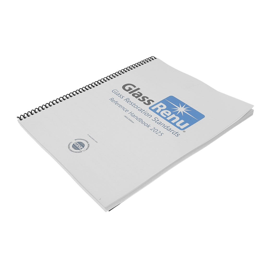 GlassRenu Glass Restoration Standards Reference Handbook 2025 - 3/4 View Right Facing