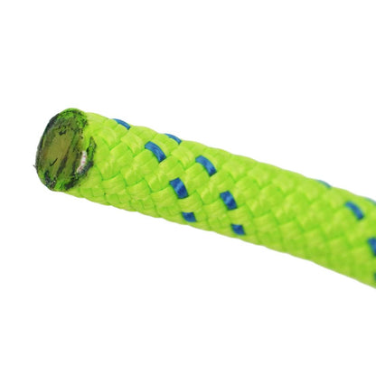 New England Rope KM III Green - 1/2 Inch End View