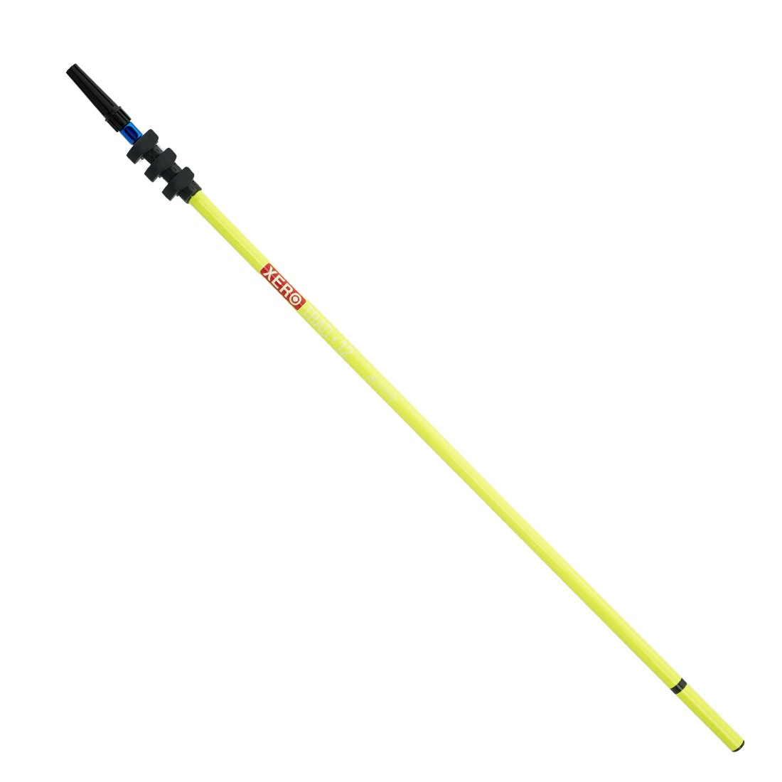 XERO Carbon Fiber Trad Pole 2.0 - Neon Yellow XERO Tip View