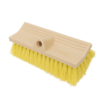 Mr. LongArm Bi-Level Flow-Thru Brush Yellow Back Angle View