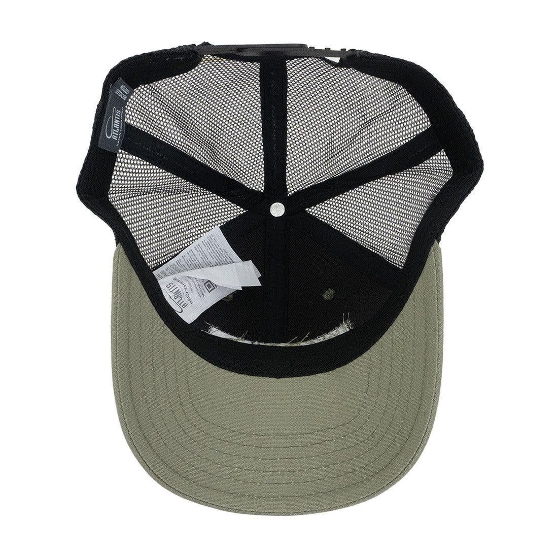 WCR Military Green Trucker Cap Bottom View