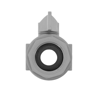 XERO Plastic Two-Way Ball Valve BackView
