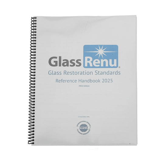 GlassRenu Glass Restoration Standards Reference Handbook 2025 Main View