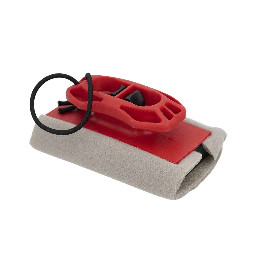 Hard water stain removal pad with red holder