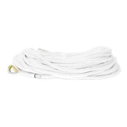 New England Rope with Galvanized Steel Thimbles - 1/2 Inch Side View