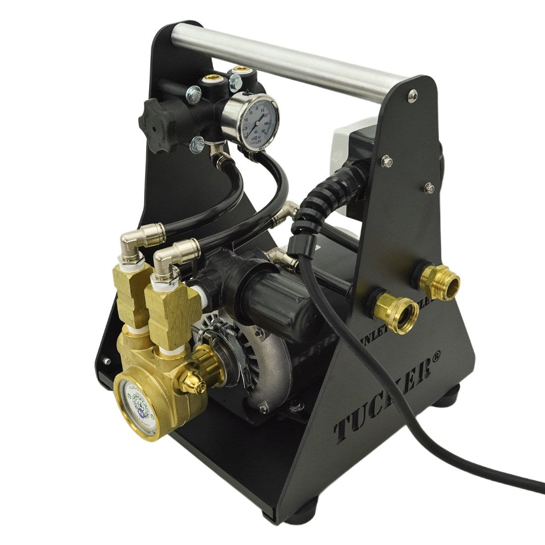 Tucker 110v Booster System Angle View