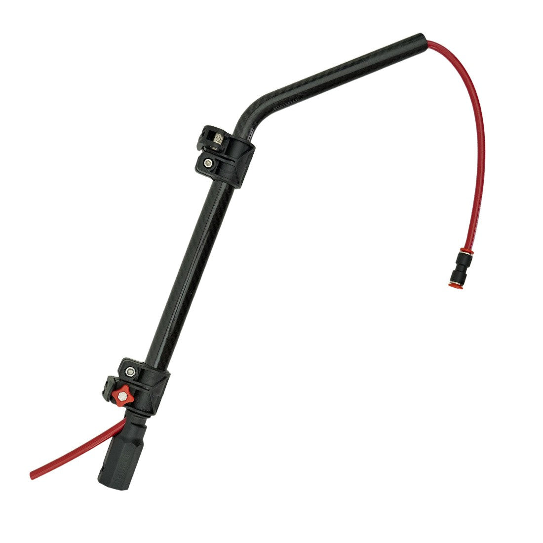 Tucker Carbon Fiber Gooseneck Back Side View