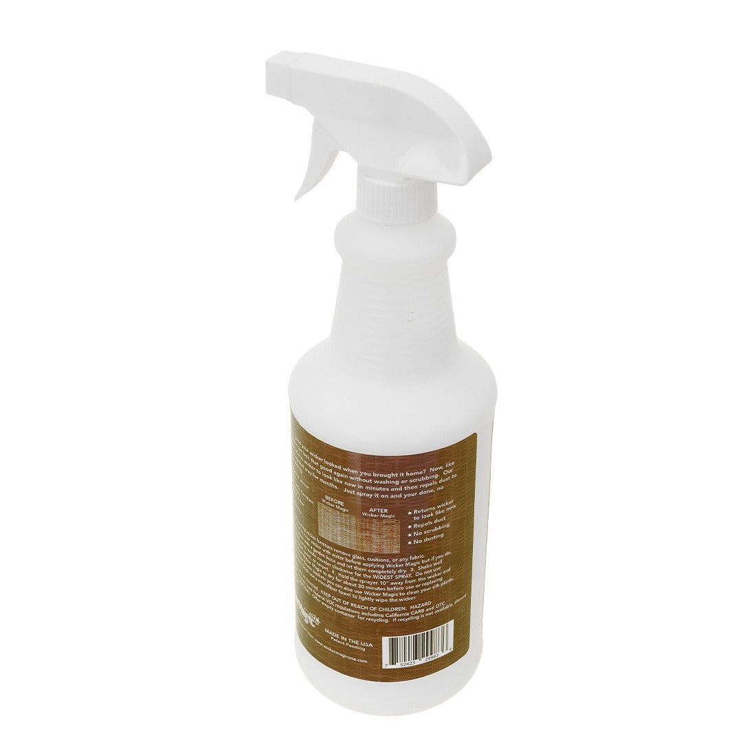 Wicker Magic 32 oz Cleaner Nozzle Back View