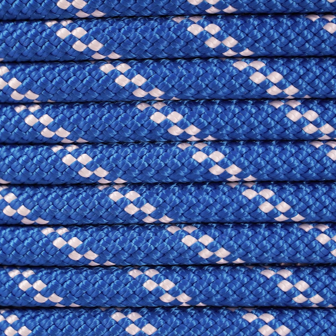 New England Rope KM III Blue - 1/2 Inch Close Up View