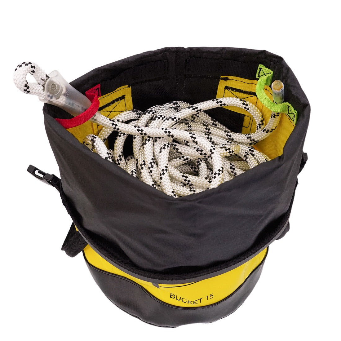 Petzl Bucket Yellow 15 L Rope View