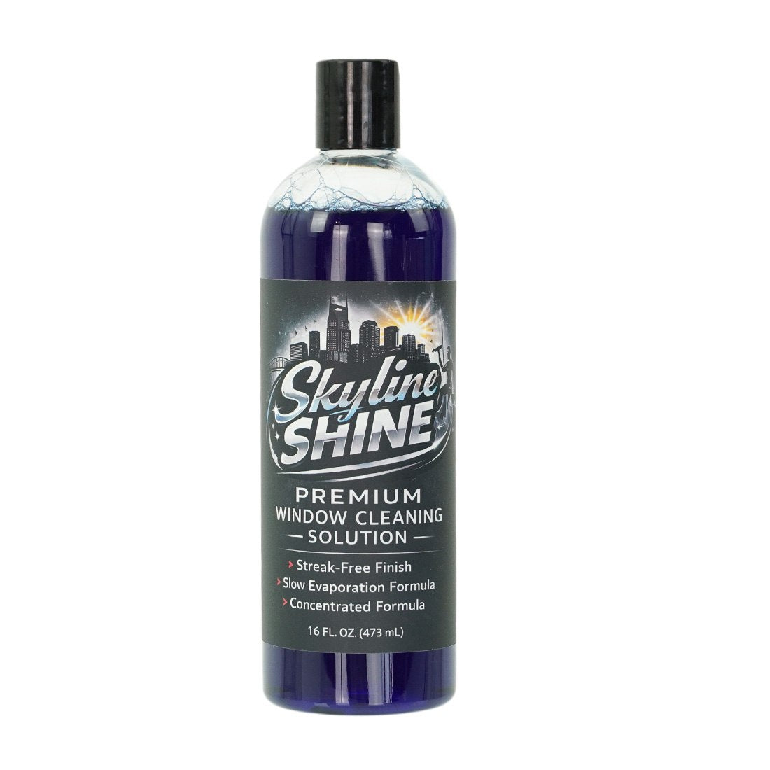 「RAIN OR SHINE」・「UP TO THE LIMIT」 Skyline Shine Window Cleaning Solution | 16 oz | WCR