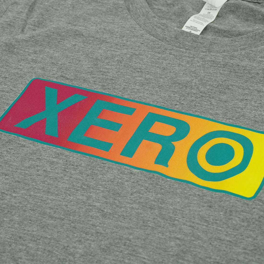 XERO Sunset Strip T-Shirt Gray Logo View