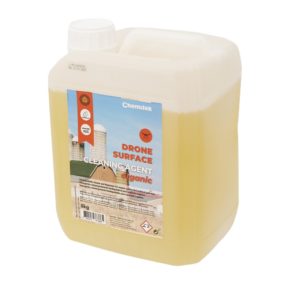 Chemitek Organic Drone Surface Cleaning Agent Right Angle View