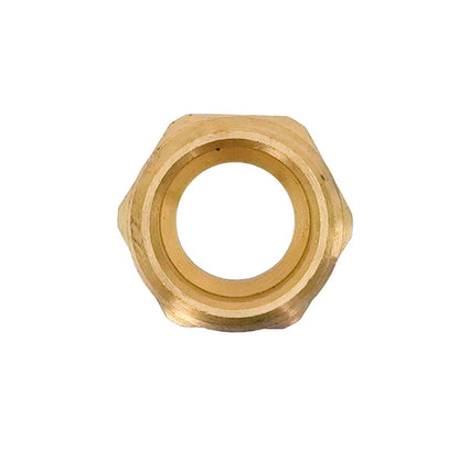 Pulex Brass Fitting - 1/2 Inch NPT-M X 3/4 Inch GH Male Top View