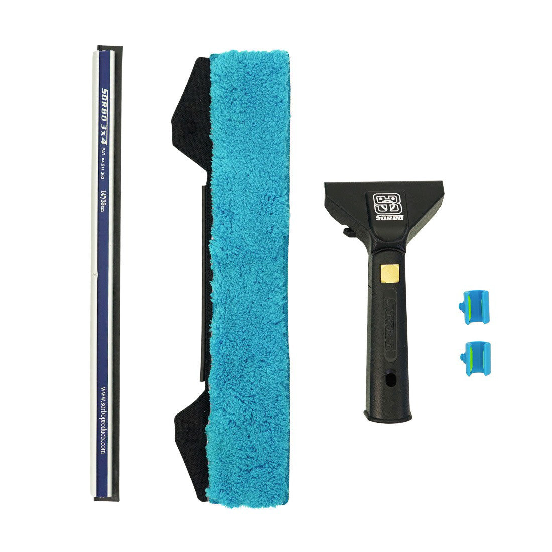 Sörbo Commander Clip Squeegee Combo Quicksilver Blue View