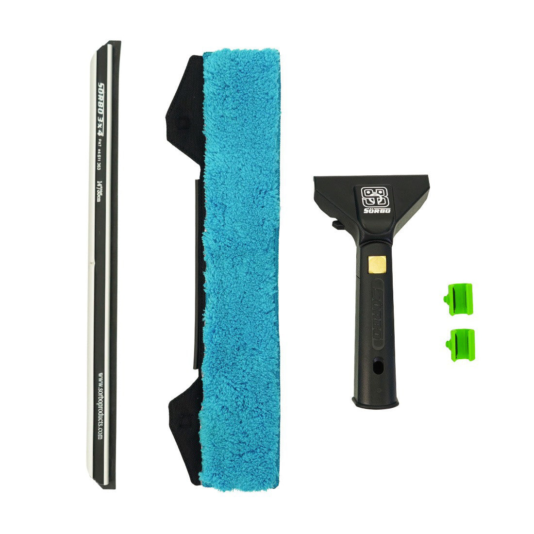 Sörbo Commander Clip Squeegee Combo Viper Green View