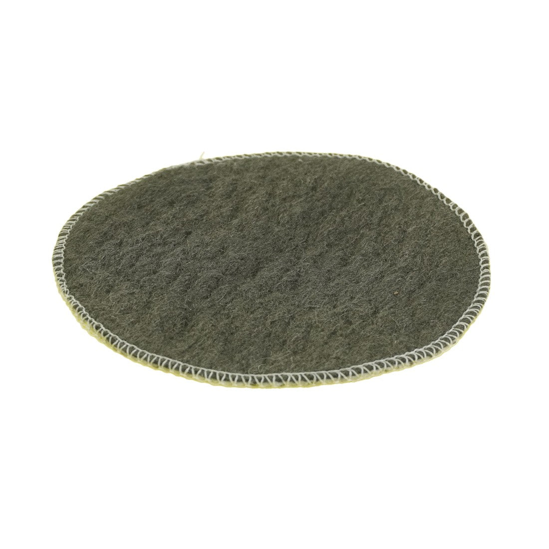 JFlint Steel Wool Polishing Pad - 5 Inch Flat Angle View