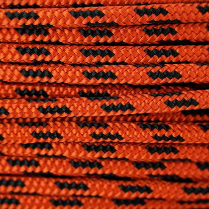 New England Rope Accessory Cord 4mm - 300 Foot Orange Close Up View