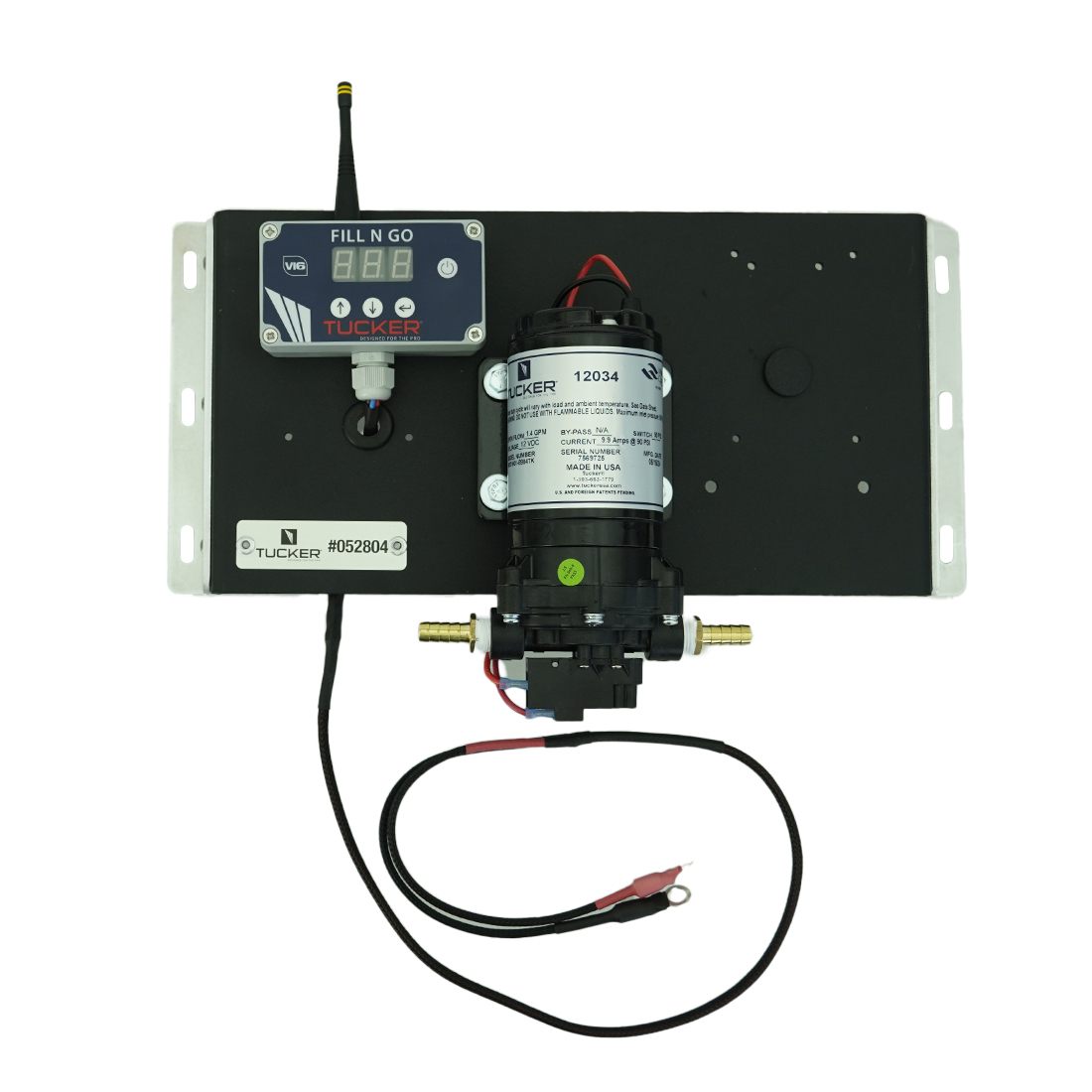 Tucker Delivery Panel - 12v with Remote Top View