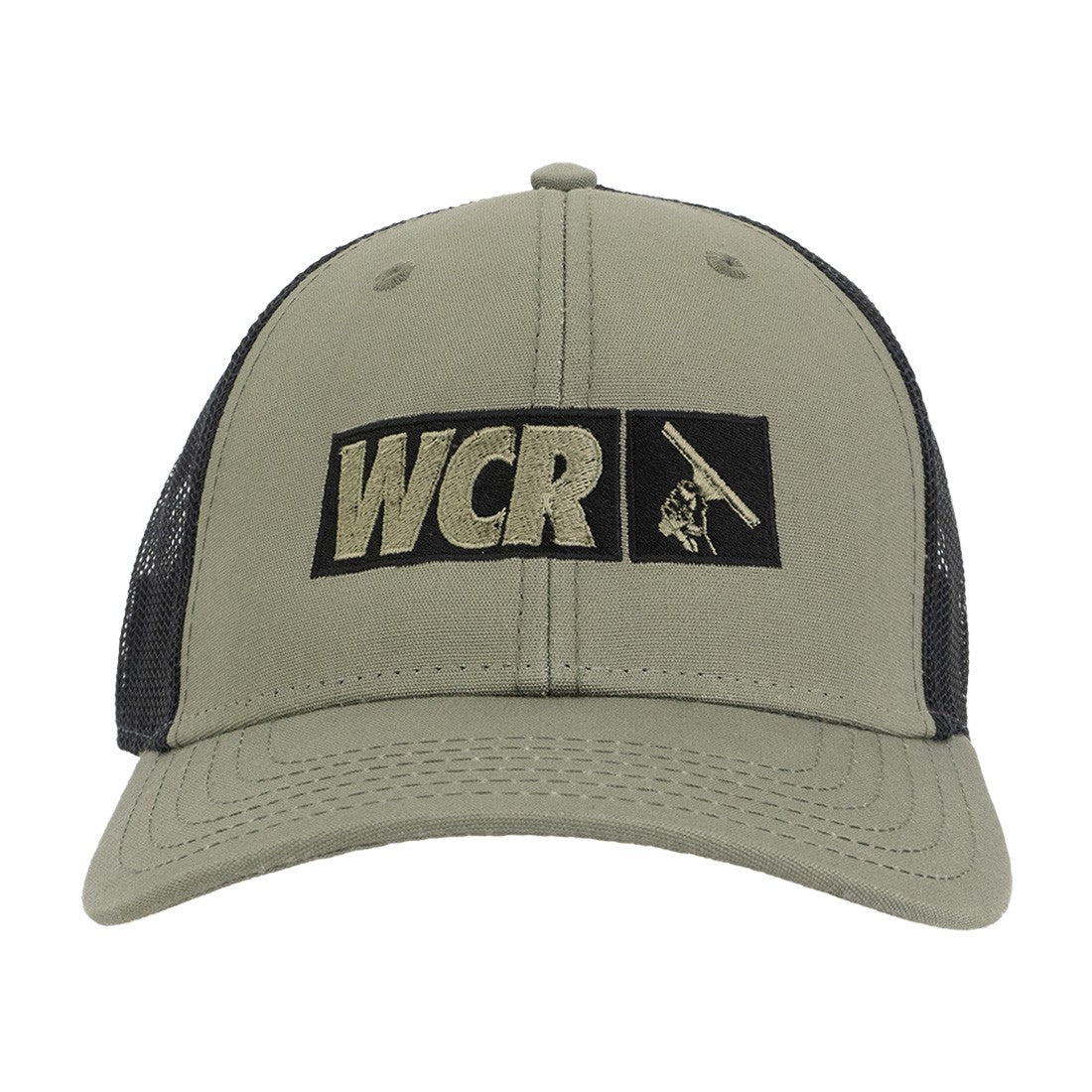 WCR Military Green Trucker Cap Product View