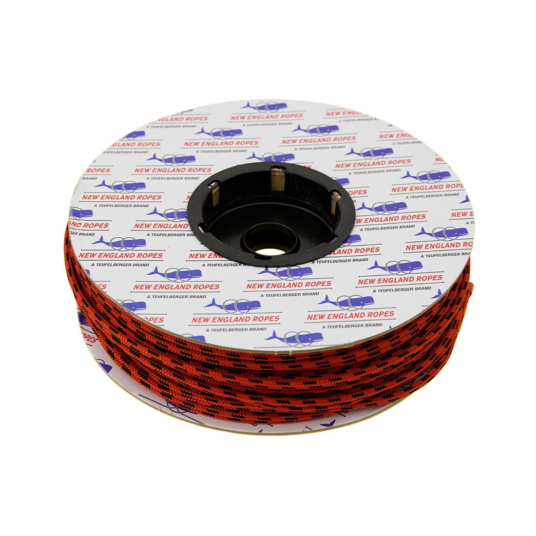 New England Rope Accessory Cord 4mm - 300 Foot Orange Angle View