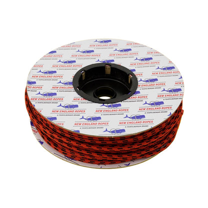 New England Rope Accessory Cord 4mm - 300 Foot Orange Angle View