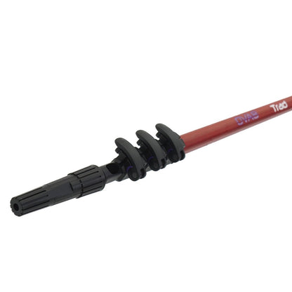 OVA8 Trad Pole 12 Foot Rustic Red Tip Angle View