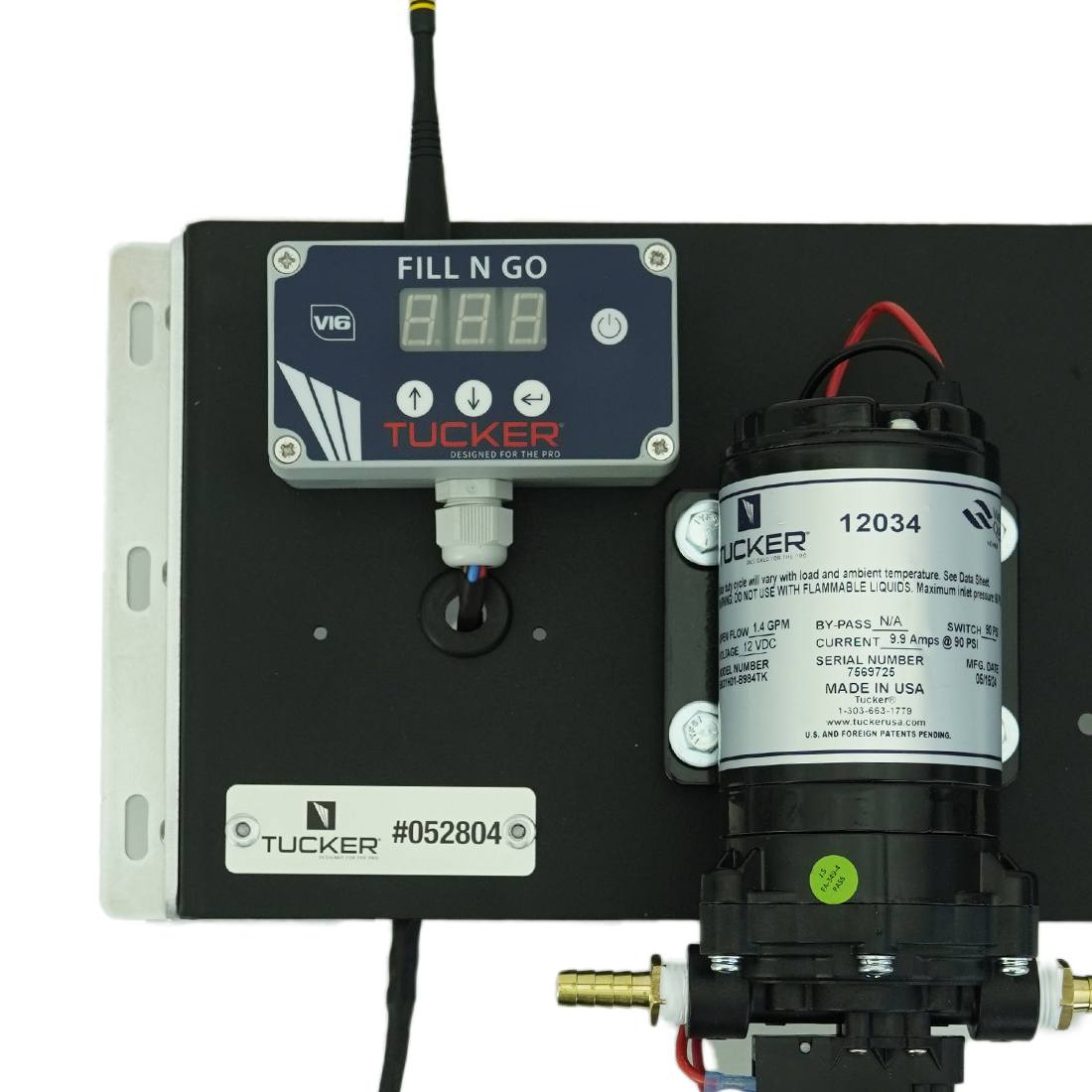 Tucker Delivery Panel - 12v with Remote Corner View