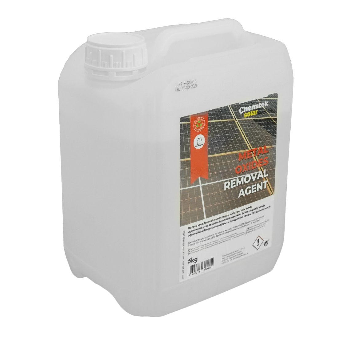 Chemitek Metal Oxide Removal Agent | Solar Panel Cleaning | WCR