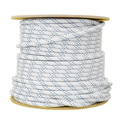 New England Rope KM III White Blue 1_2 Inch 400 Foot - Main View