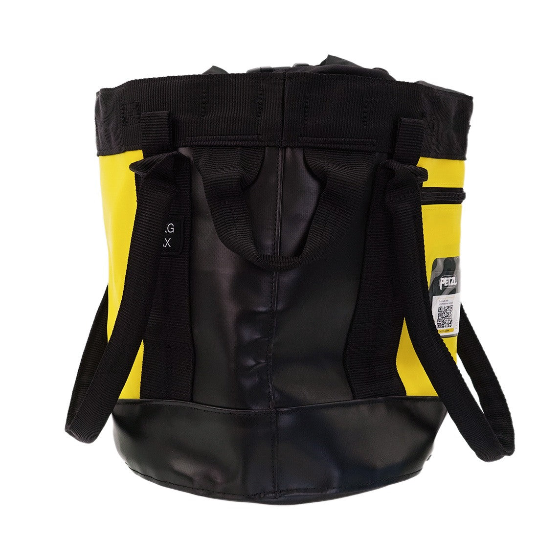 Petzl Bucket Yellow 15 L Back View