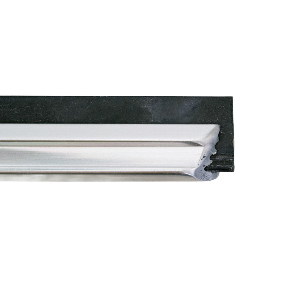 Sörbo Chrome Limited Edition Squeegee Channel - 18 Inch Back End View