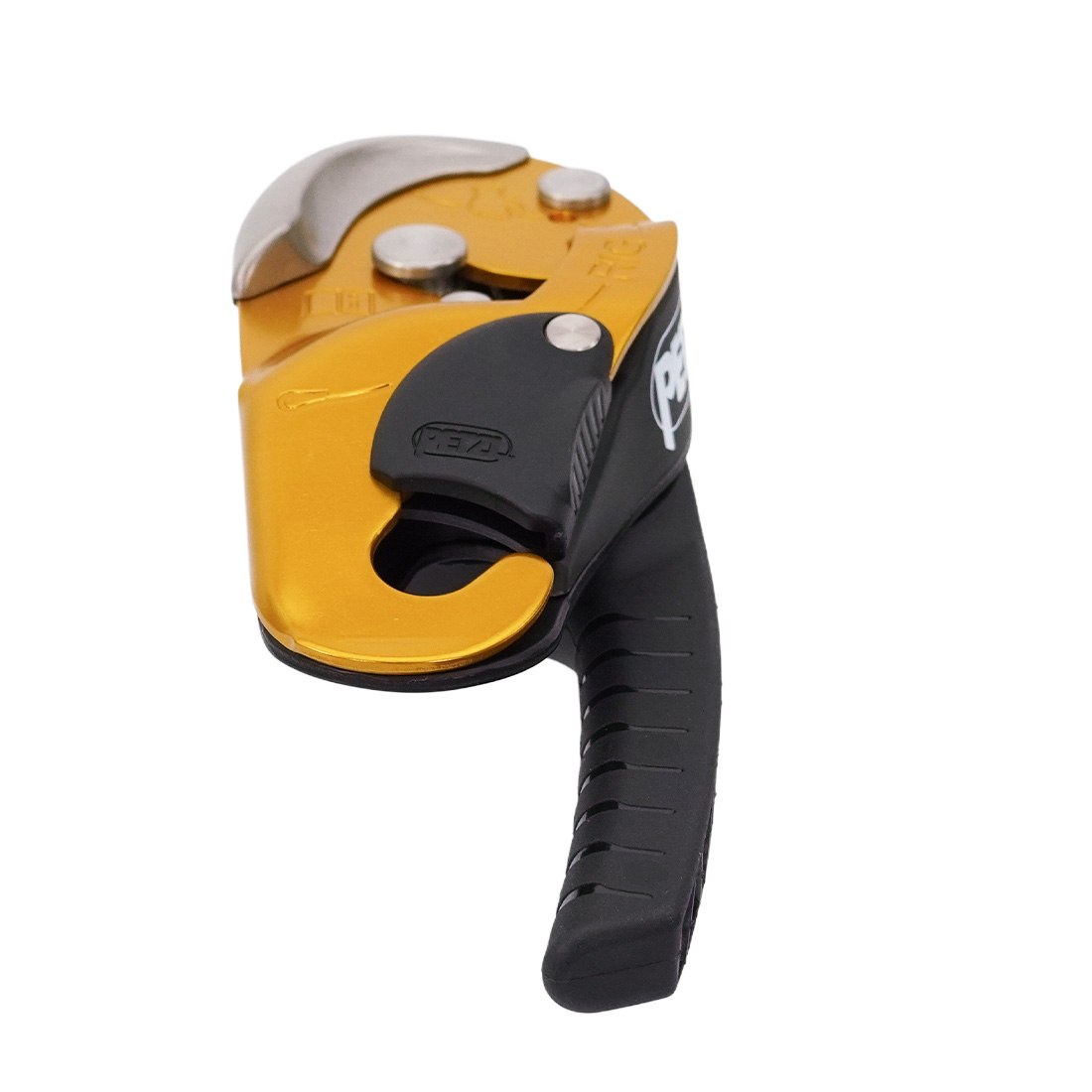 Petzl RIG Descender Yellow Bottom Angle View
