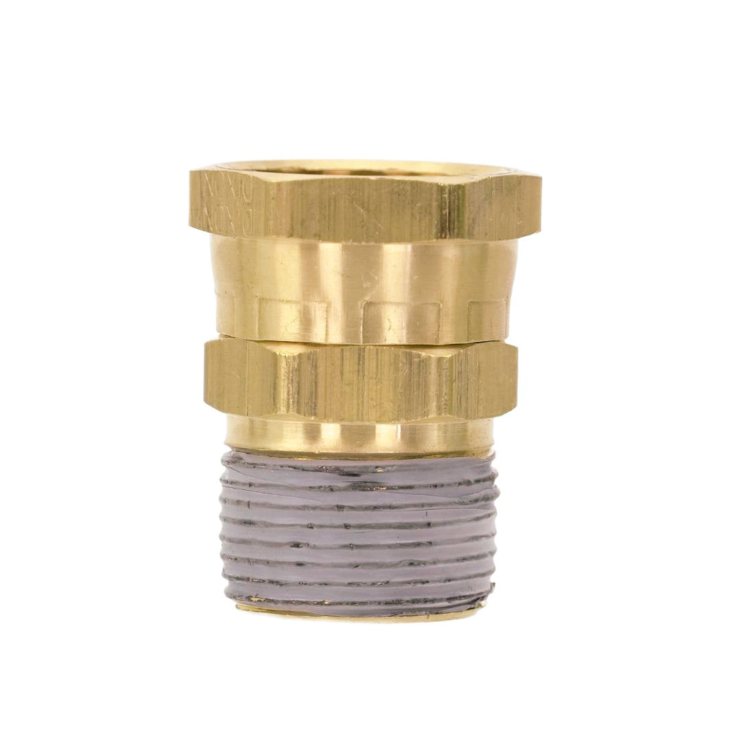 XERO Pure Garden Hose to Female Swivel Adapter - 3/4 Inch Front View