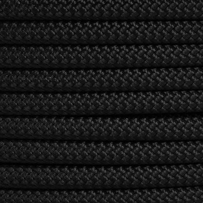 New England Rope KM III 7/16 Inch - Black - Close Up View 