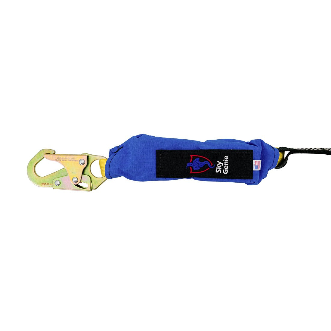 Sky Genie Shock Absorbing Lanyard Logo View