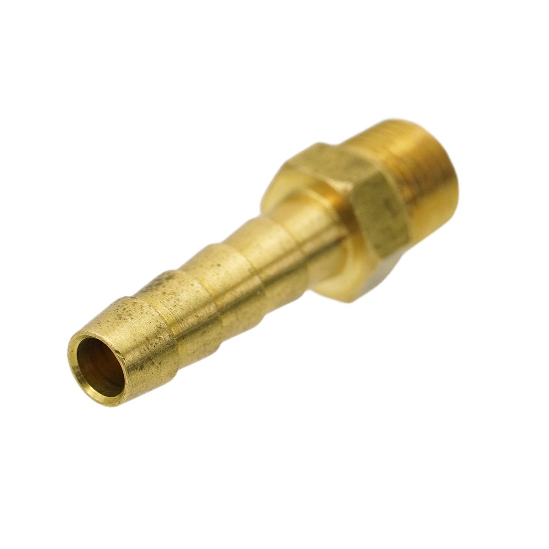 Tucker Hose Insert and Male Thread - 1/8 Inch Side Angle View