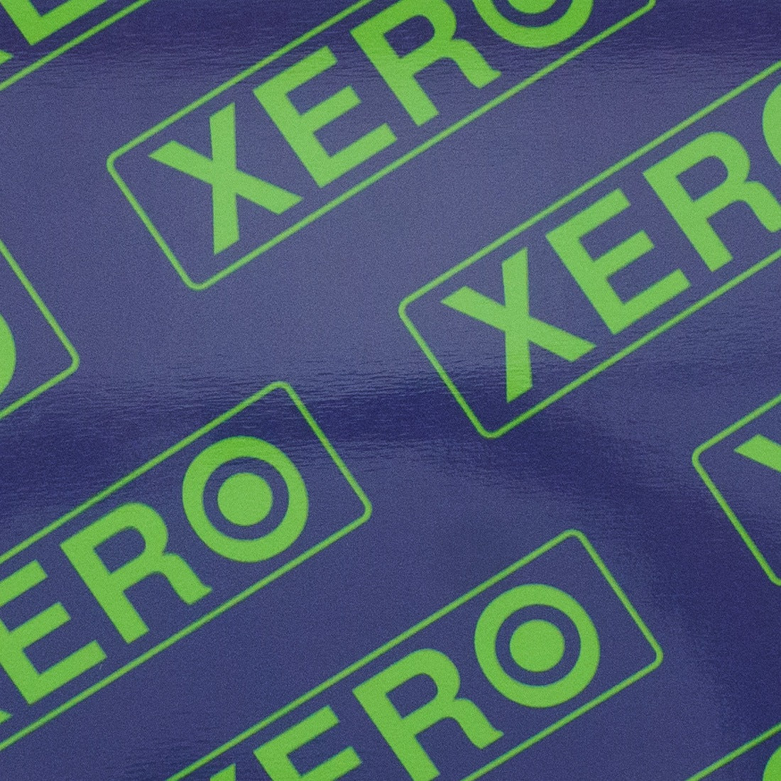 XERO Skateboard Deck - Repeat Logo Zoomed View