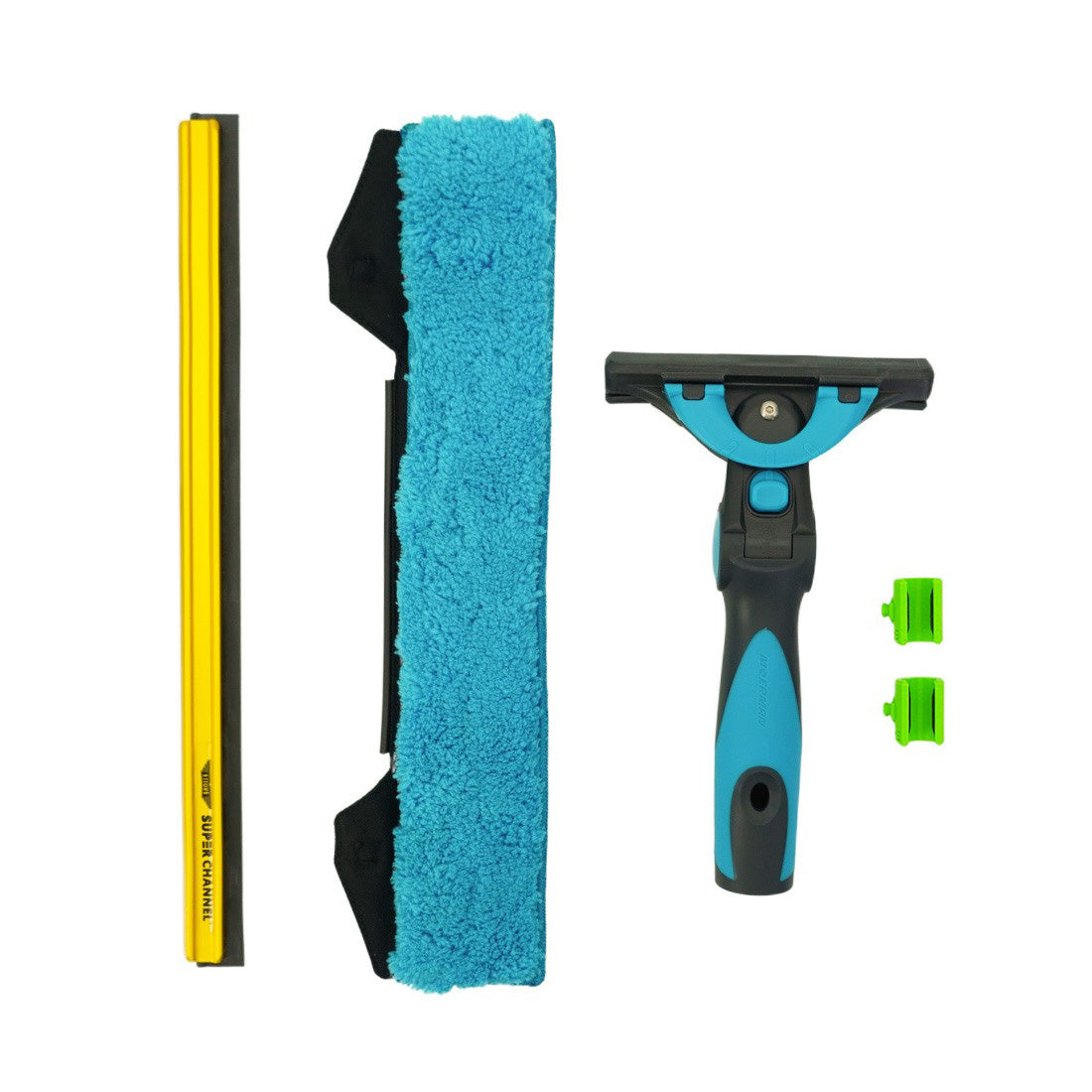 Ettore Commander Clip Squeegee Combo Super Green View