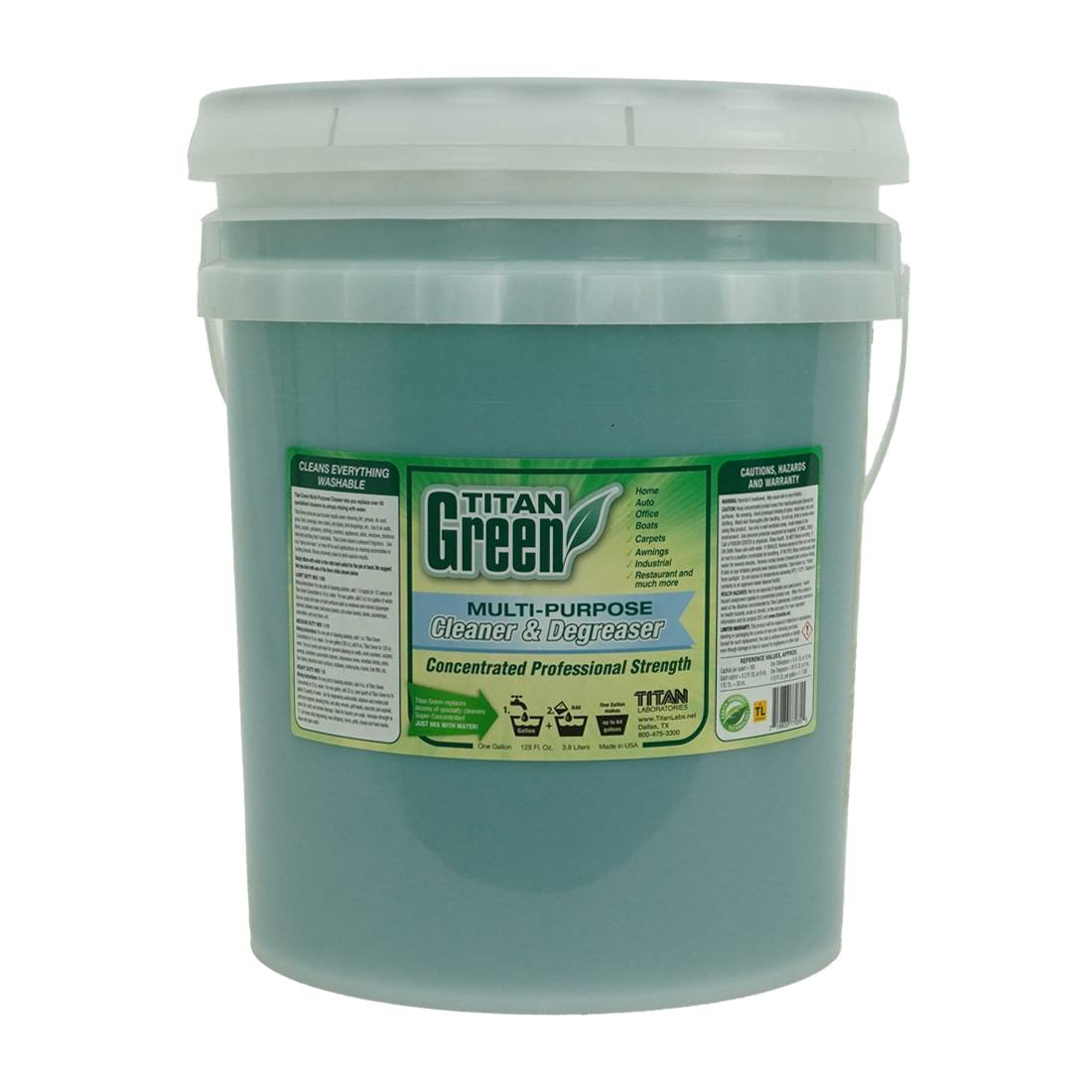 Titan Green Cleaner 5 Gallon View
