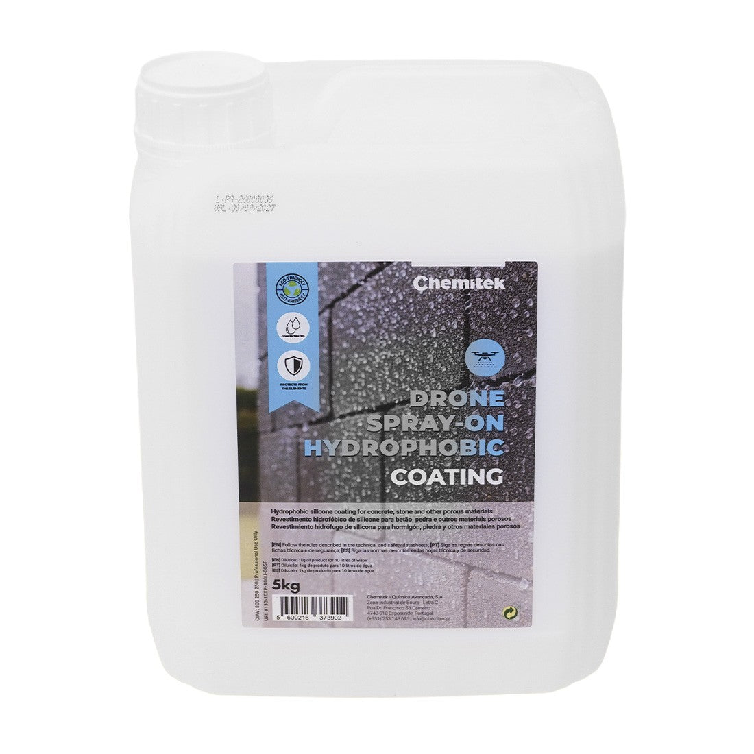 Chemitek Drone Spray-on Hydrophobic Coating Top Angle View