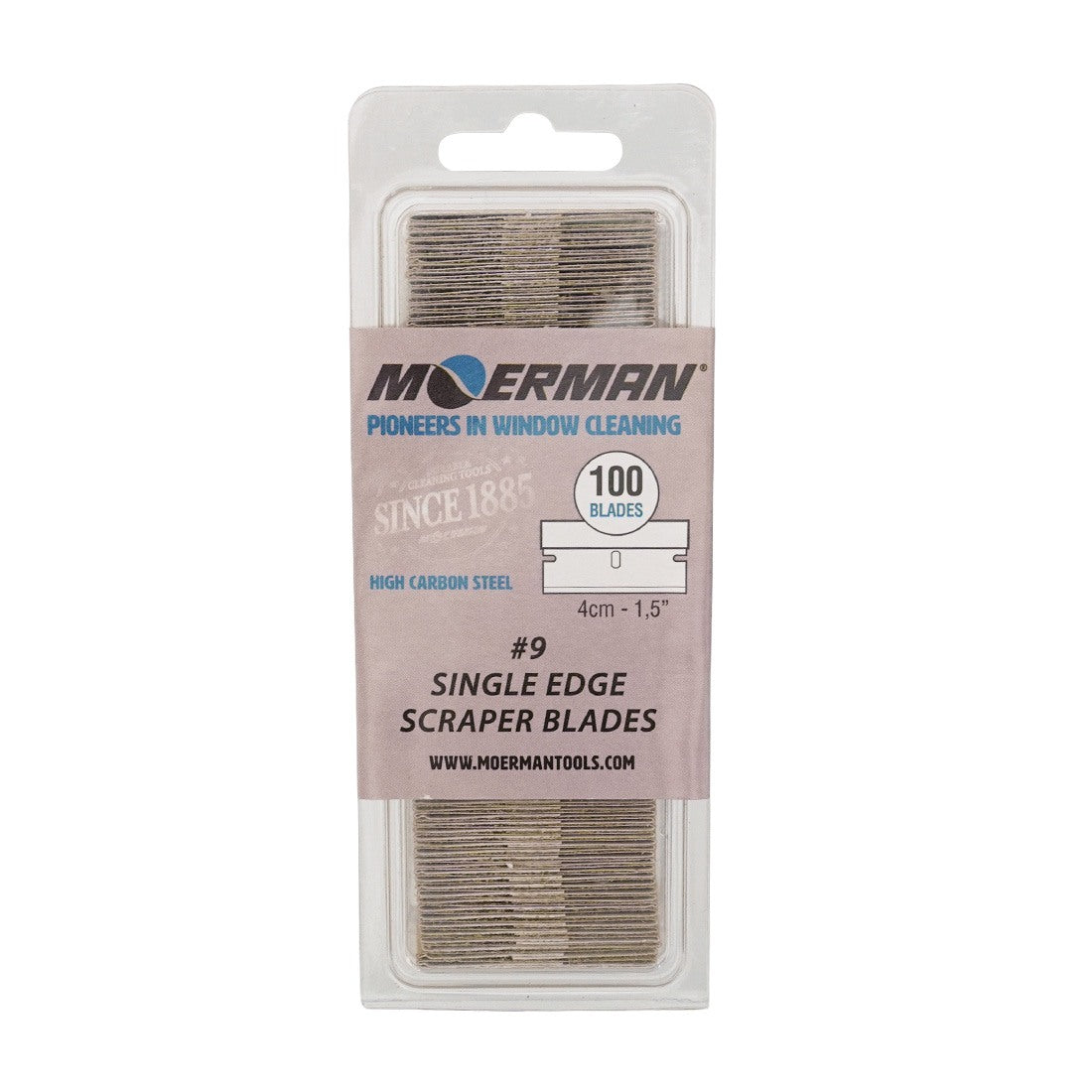 Moerman Pocket Scraper Replacement Blades - 1.5 Inch Pack View