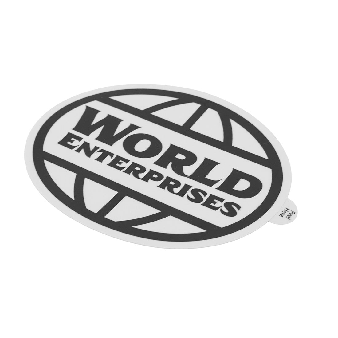 New Window Cleaning World Order Sticker Left Angle View