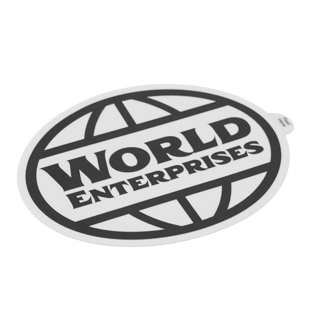 New Window Cleaning World Order Sticker Right Angle View