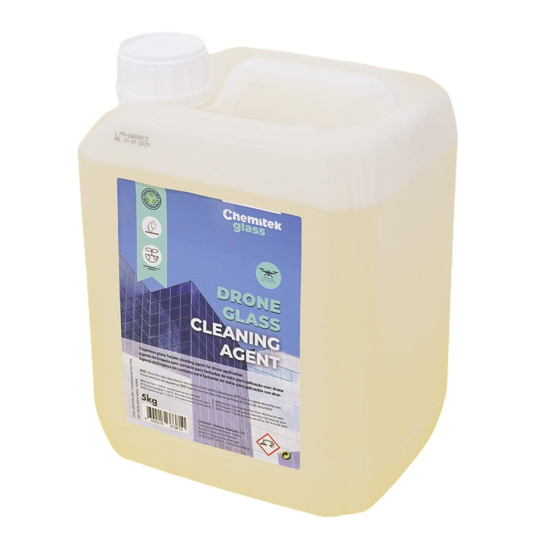 Chemitek Drone Glass Cleaning Agent Right Angle View