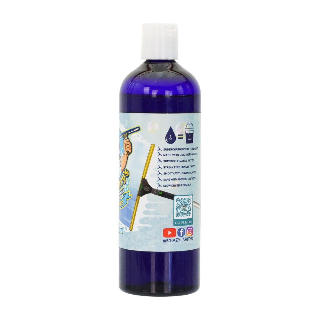 Crazy Larry's Window Cleaning Concentrate Dilution View